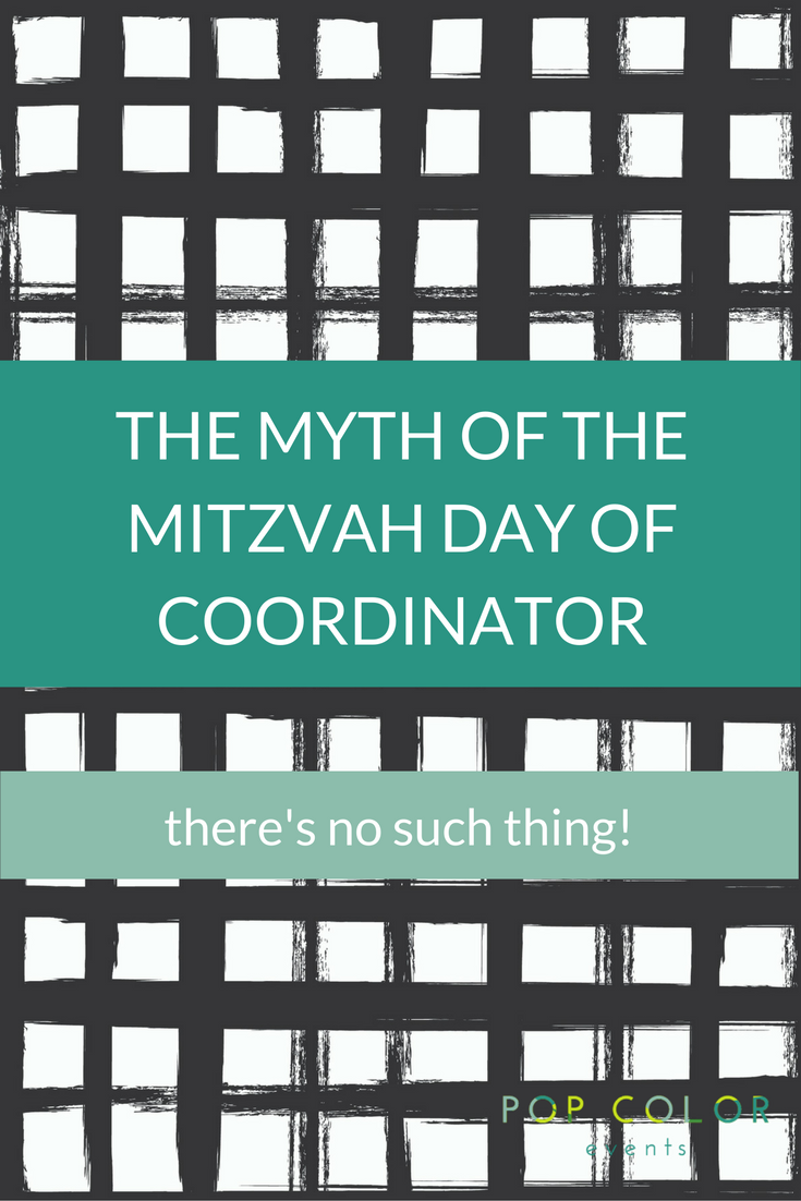 There's no such thing as a Day of Coordinator for a Bar or Bat Mitzvah party | Pop Color Events | Adding a Pop of Color Bar & Bat Mitzvahs in DC, MD & VA