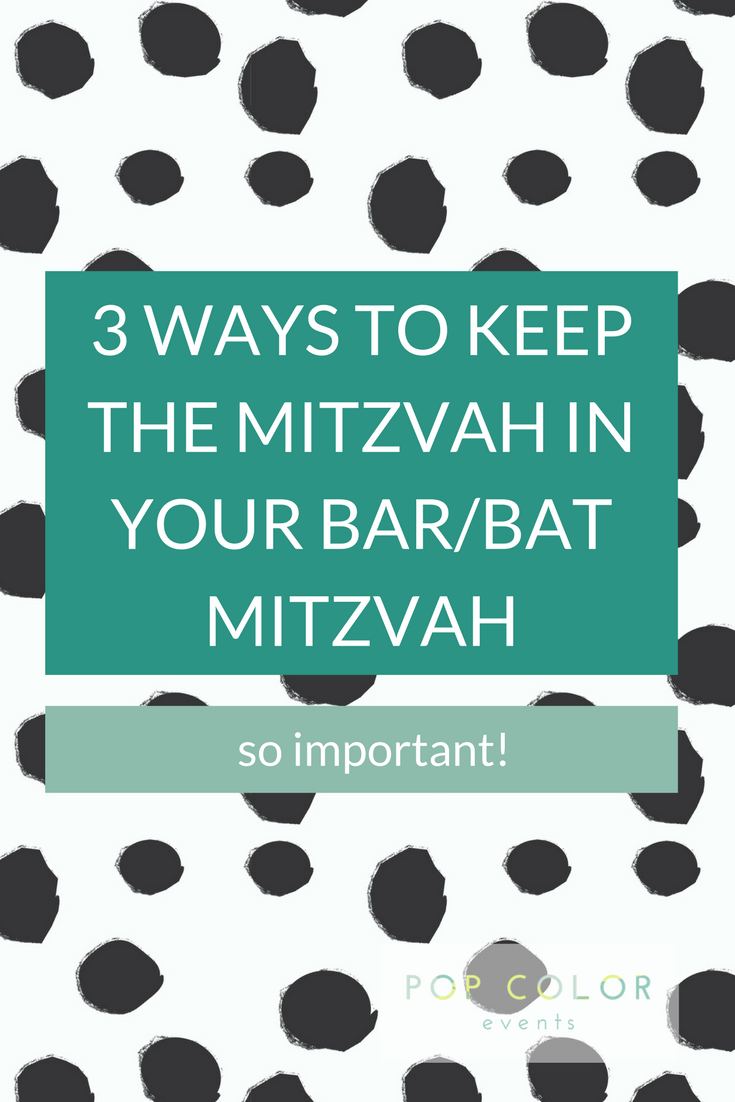 Advice for meaningful Mitzvah Projects for your child's Bar or Bat Mitzvah | Pop Color Events | Adding a Pop of Color to Bar & Bat Mitzvahs in DC, MD & VA