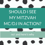 Selecting the right Bar or Bat Mitzvah MC/DJ is tough, but seeing them at someone else's party is a bad idea. Here's why and how to choose your MC/DJ. | Pop Color Events | Adding a Pop of Color to Bar & Bat Mitzvahs in DC, MD & VA