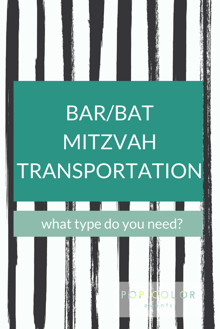 Do you need to provide transportation for kids or out of town guests for your child's Bar or Bat Mitzvah party? Charter bus, minibus, school bus, rideshare? | Pop Color Events | Adding a Pop of Color to Bar & Bat Mitzvahs in DC, MD & VA