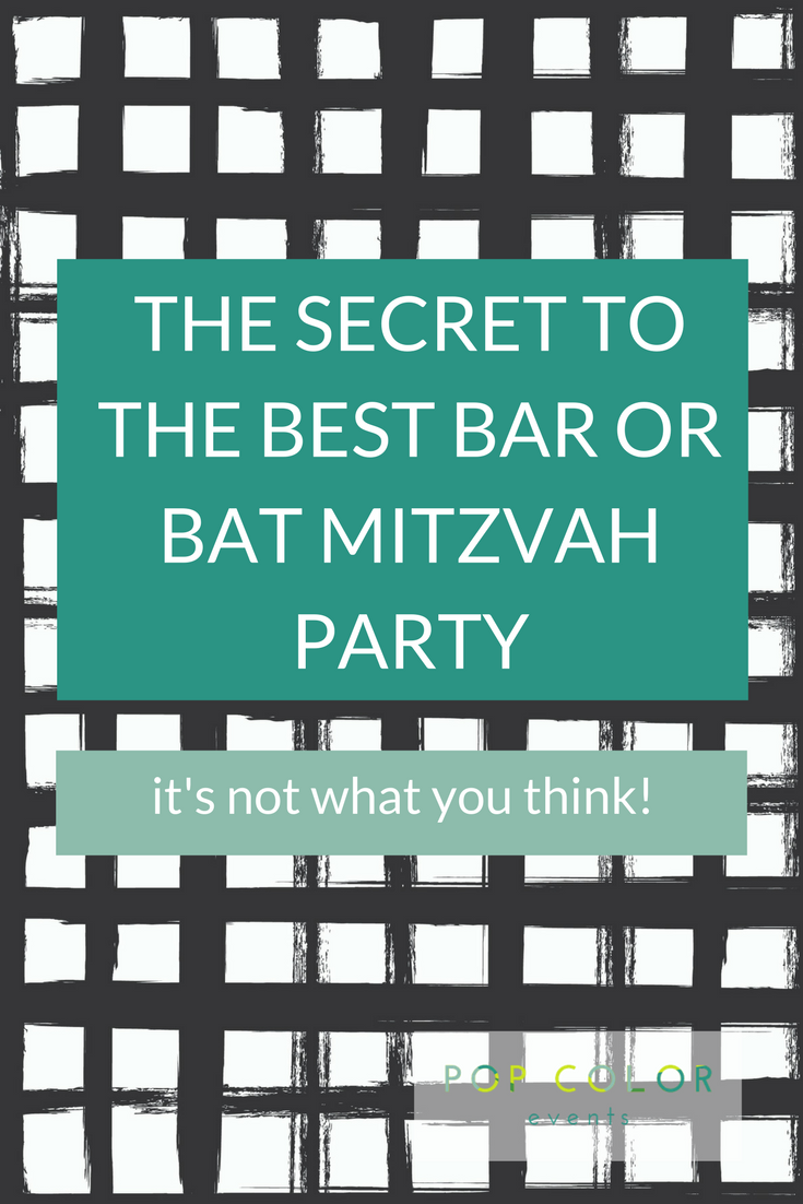 The secret the best Bar or Bat Mitzvah party | Pop Color Events | Adding a Pop of Color to Bar & Bat Mitzvahs in DC, MD, & VA