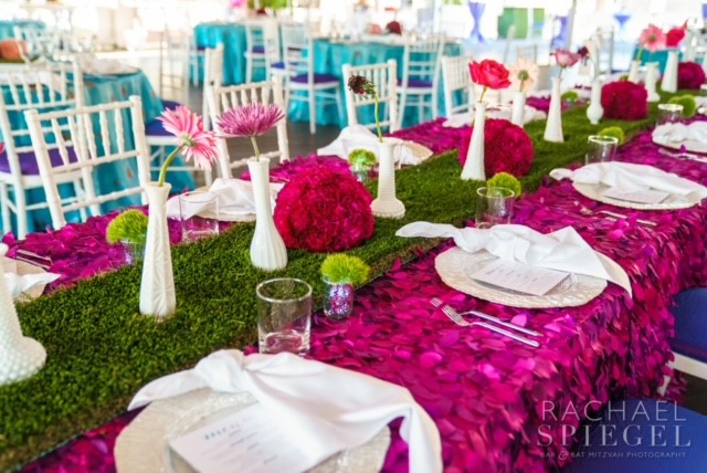 Blossom Collective | Pop Color Events | Adding a Pop of Color to Bar & Bat Mitzvahs in DC, MD & VA | Photo by: Rachael Spiegel Photography
