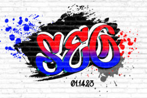 Sebastian's street art, graffiti-like bar mitzvah logo | Pop Color Events | Adding a Pop of Color to Bar & Bat Mitzvahs in DC, MD & VA | Logo by: guest of honor's cousin