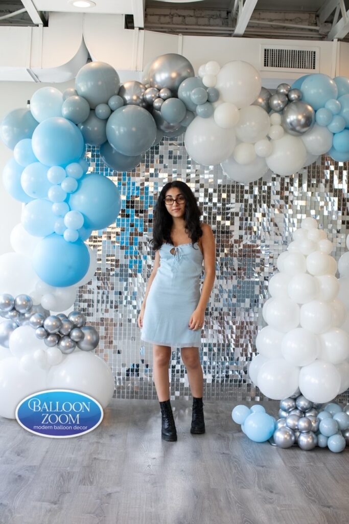 Balloon Backdrop by Balloon Zoom | Pop Color Events | Adding a Pop of Color to Bar & Bat Mitzvahs in DC, MD & VA | Photo by: __name of photographer___