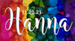 Hannah's kaleidoscope of colors bat mitzvah logo | Pop Color Events | Adding a Pop of Color to Bar & Bat Mitzvahs in DC, MD & VA | Logo by: Hannah's mom