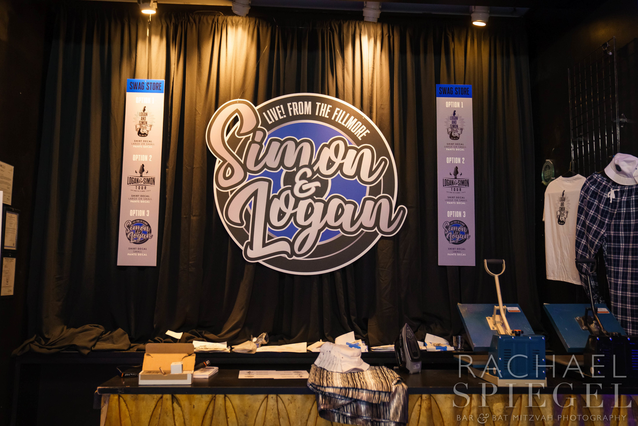 Swag Store  | Pop Color Events | Adding a Pop of Color to Bar & Bat Mitzvahs in DC, MD & VA | Photo by: Rachael Spiegel Photography