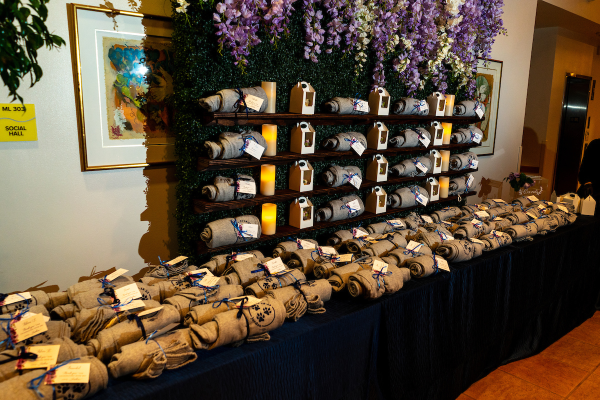 Favors at Jordan's Enchanted Garden Bat Mitzvah at Temple Rodef Shalom in Falls Church, VA | Pop Color Events | Adding a Pop of Color to Bar & Bat Mitzvahs in DC, MD & VA | Photo by: Michael Temchine Photography