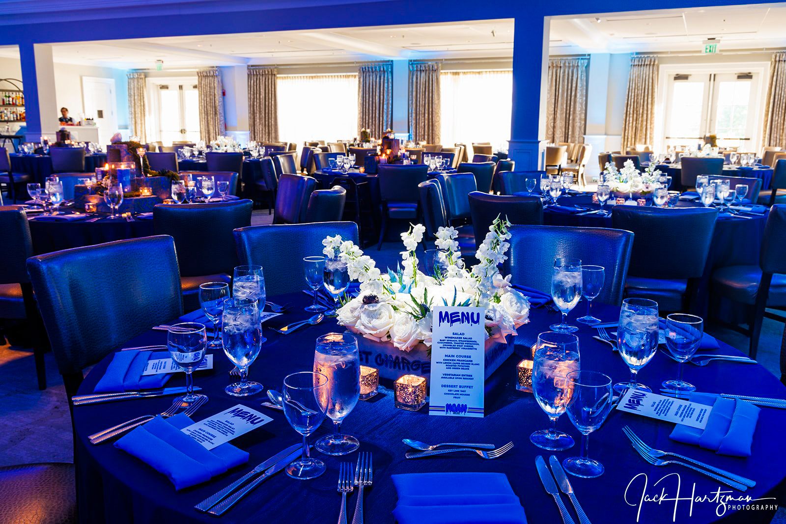 Woodmont Country Club Bar Mitzvah | Pop Color Events | Adding a Pop of Color to Bar & Bat Mitzvahs in DC, MD & VA | Photo by: Jack Hartzman