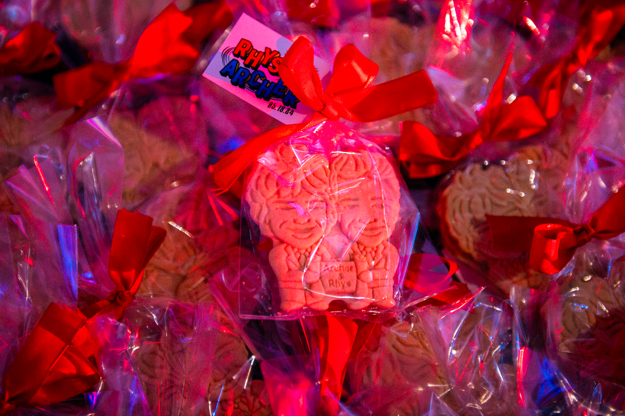 Custom face cookies at Rhys and Archer's Comic Book-themed Bar Mitzvah Party at Showroom DC | Pop Color Events | Adding a Pop of Color to Bar & Bat Mitzvahs in DC, MD & VA | Photo by: Lacey Ann Photography
