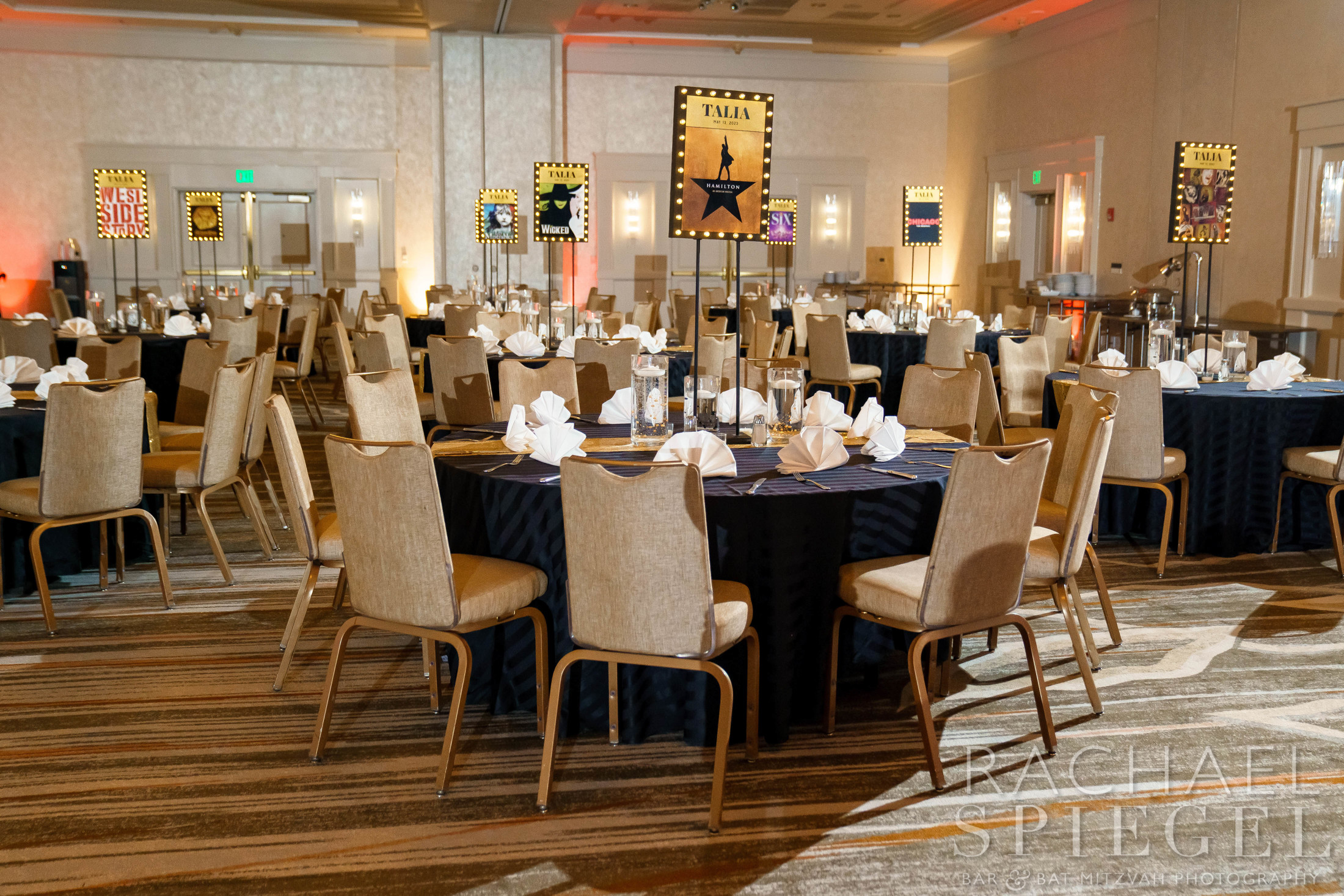 Bat Mitzvah at Gaithersburg Marriott Washingtonian Center | Pop Color Events | Adding a Pop of Color to Bar & Bat Mitzvahs in DC, MD & VA | Photo by: Rachael Spiegel Photography