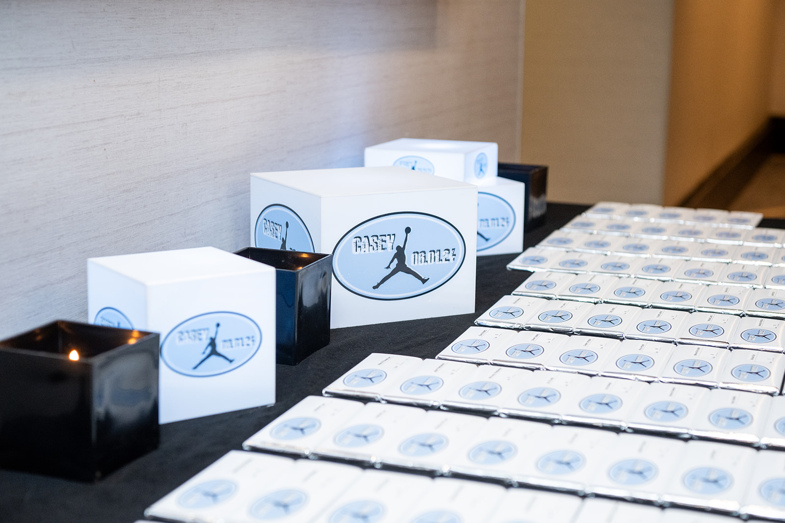 Basketball-themed Bar Mitzvah | Pop Color Events | Adding a Pop of Color to Bar & Bat Mitzvahs in DC, MD & VA | Photo by: Ana Isabel Photography