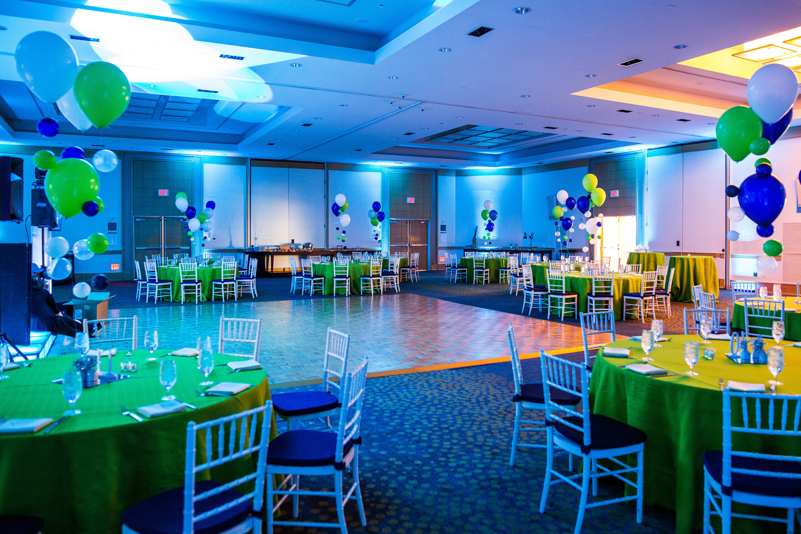 Westin Arlington Gateway Bar Mitzvah party | Pop Color Events | Adding a Pop of Color to Bar & Bat Mitzvahs in DC, MD & VA | Photo by: Inhar Photography 