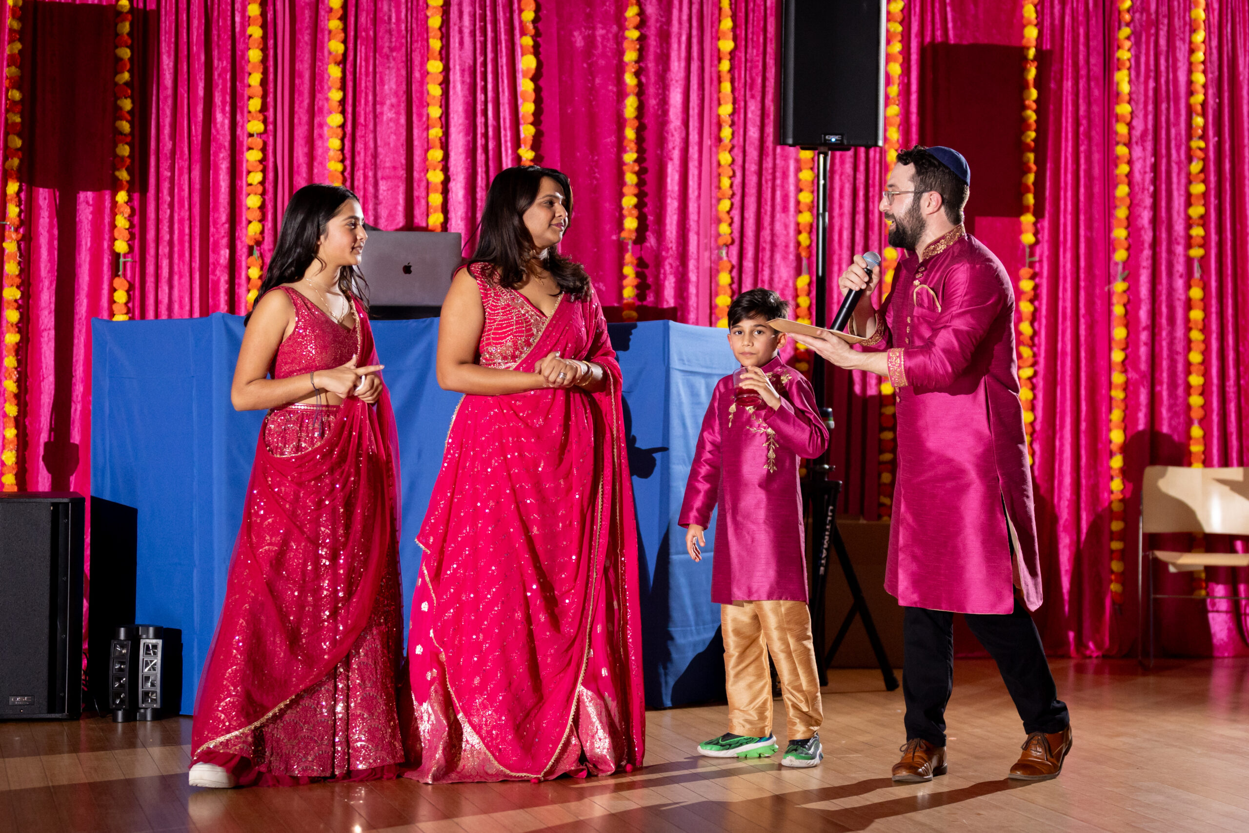 Priya's Colorful Indian and Jewish Bat Mitzvah Party at Silver Spring Civic Building | Pop Color Events | Adding a Pop of Color to Bar & Bat Mitzvahs in DC, MD & VA | Photo by: Jessica Latos Photography