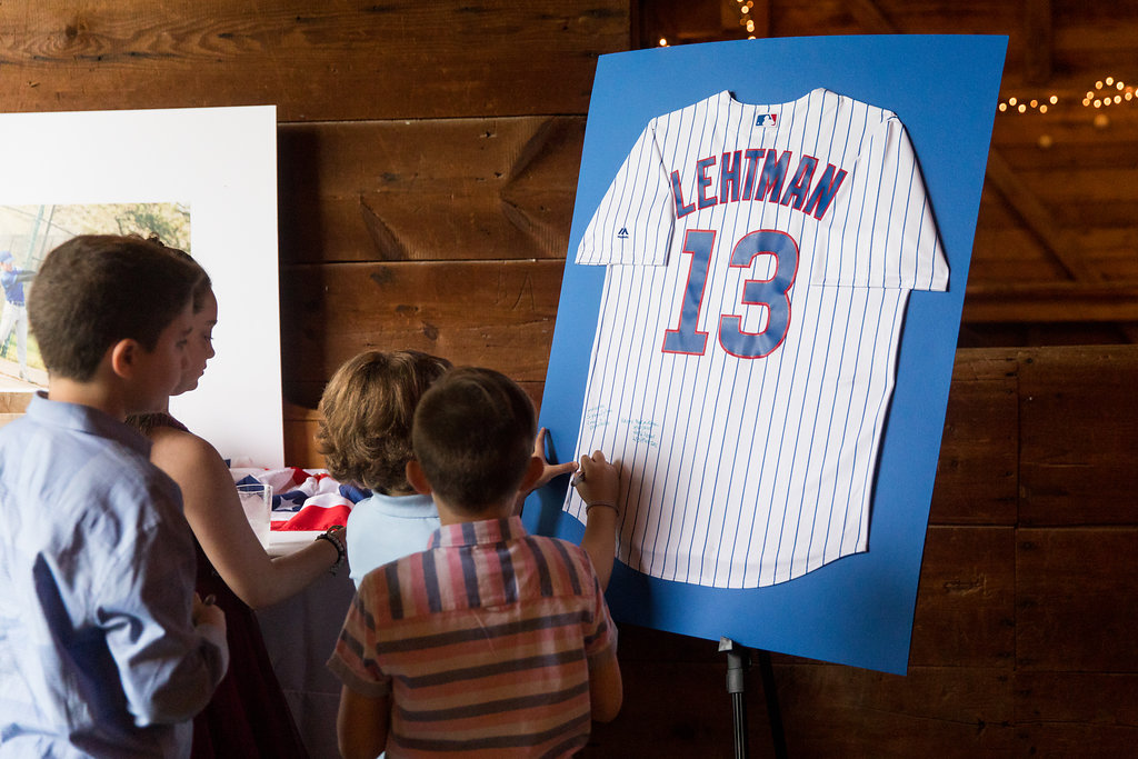 Sign in Jersey | Pop Color Events | Adding a Pop of Color to Bar & Bat Mitzvahs in DC, MD & VA | Photo by: Jason Weil