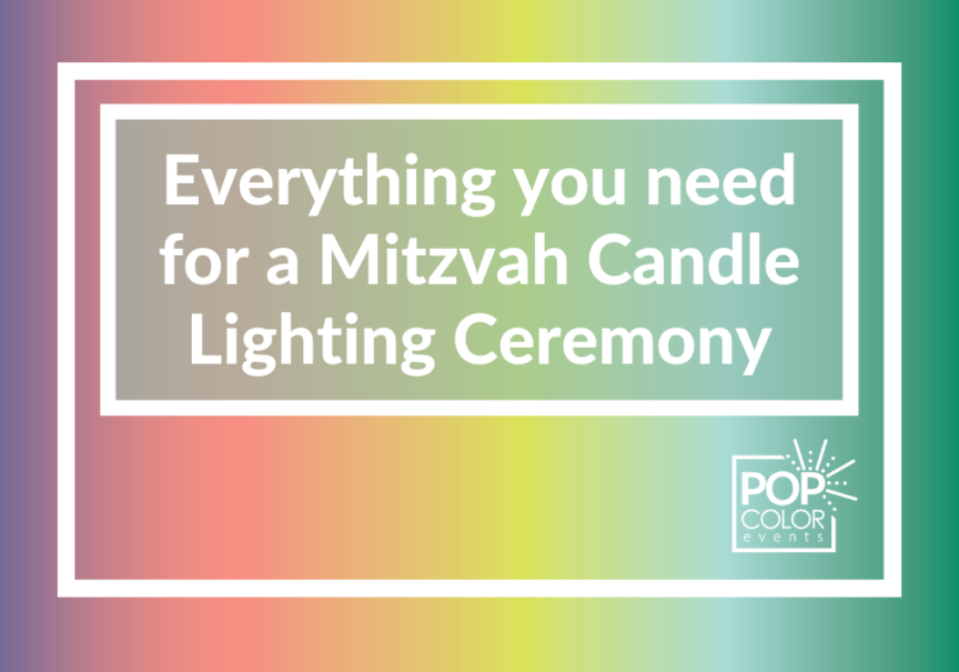 Planning a candle lighting ceremony. Save this list of candle lighting must-haves, product picks, and pro tips from a mitzvah planner.