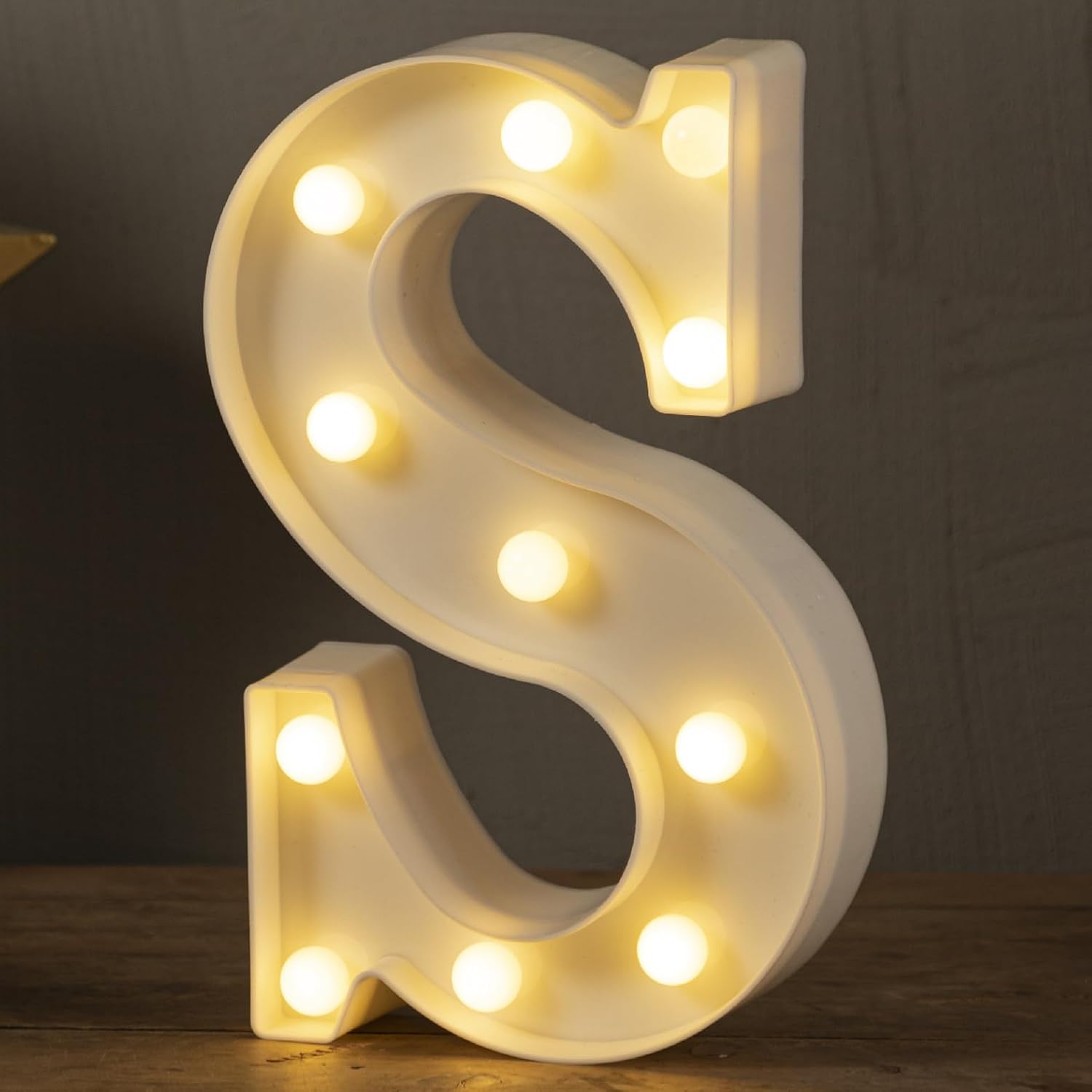 Light up marquee letters for mitzvah candle lighting display