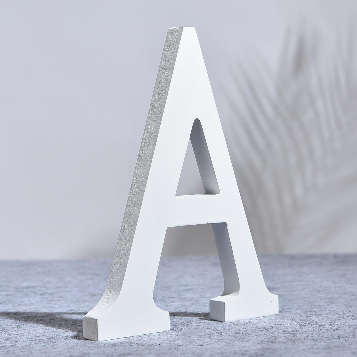 Freestanding letters for DIY mitzvah decor