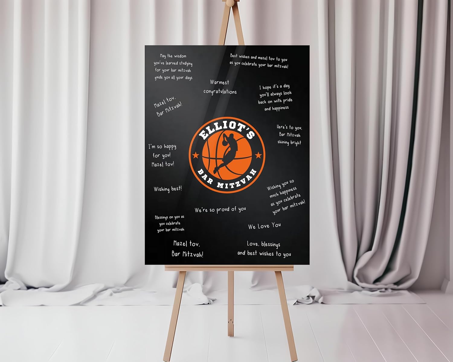 amazon sign in board for bar and bat mitzvahs
