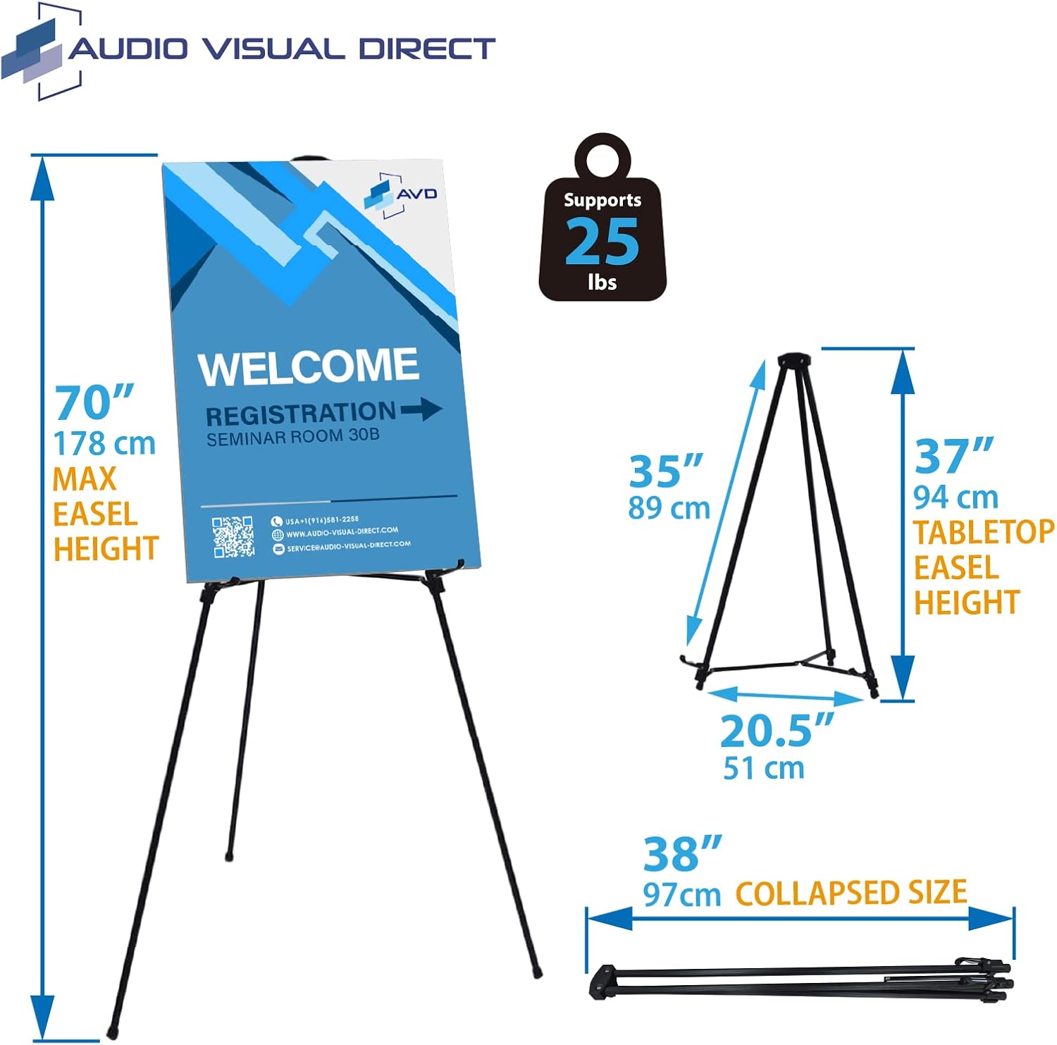 easel for sign in board