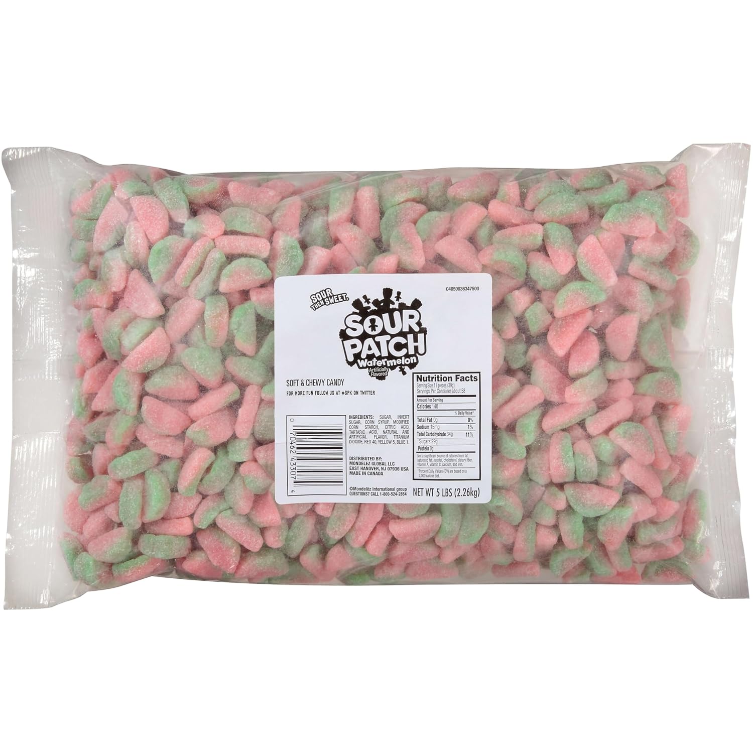 Gummy candy sourpatch watermelon